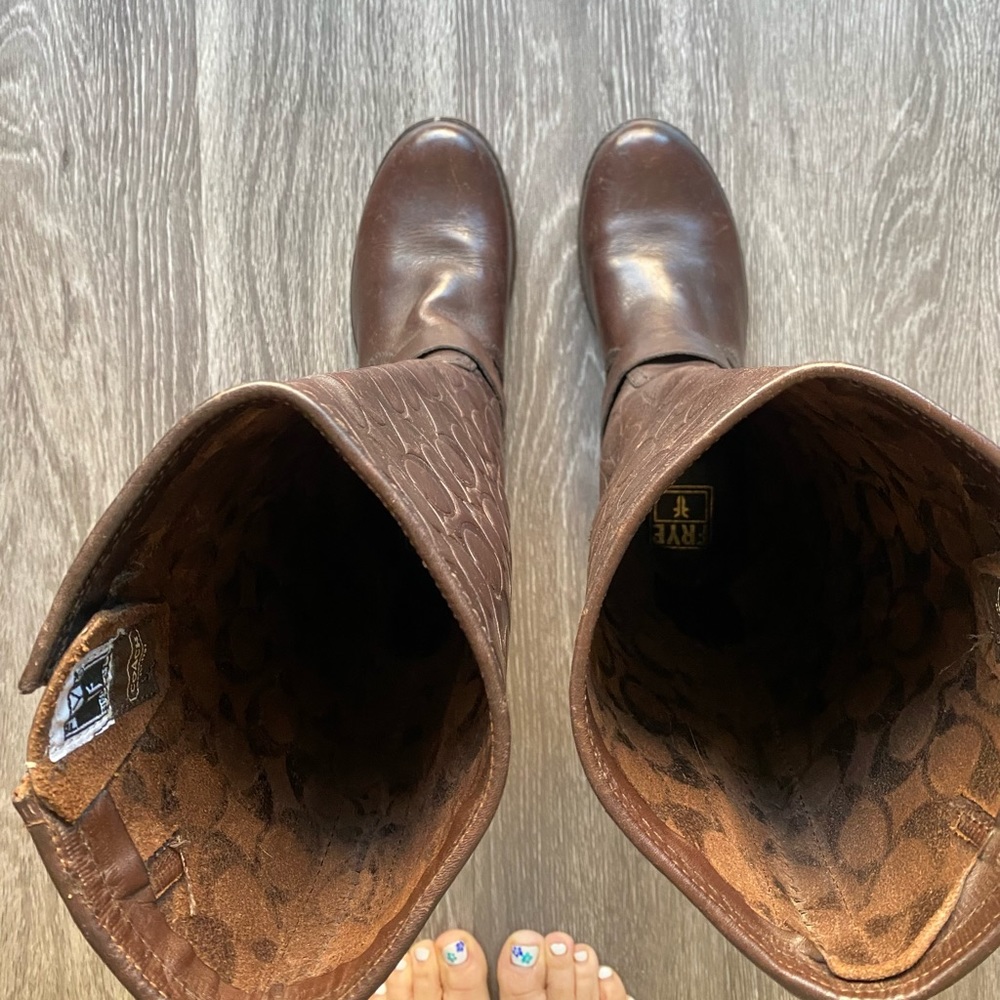 Limited edition Frye for Coach Boots - Picture 5 of 9